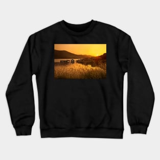 Sunset of the sunken village - Crete Crewneck Sweatshirt